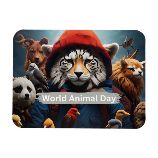 Werelddierdag Magneet (Horizontaal)
