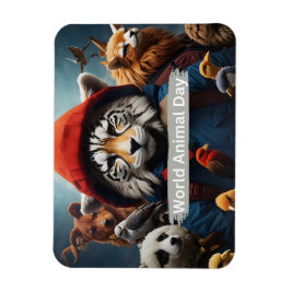 Werelddierdag Magneet