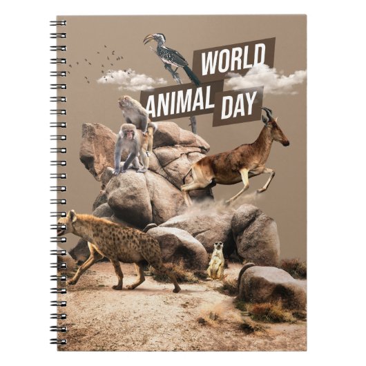 Werelddierdag Notitieboek (Voorkant)