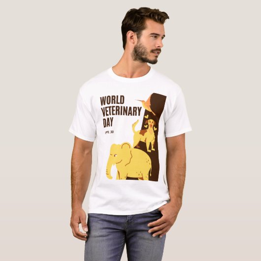 Werelddierdag T-shirt (Voorkant volledig)