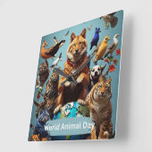 Werelddierdag Vierkante Klok (Hoek)