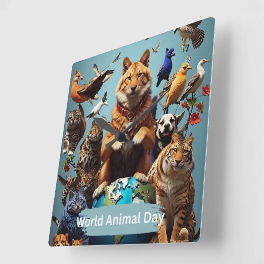 Werelddierdag Vierkante Klok (Hoek)