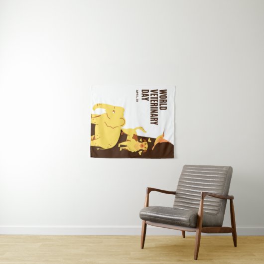 Werelddierdag Wandkleed (In Situ (horizontaal))