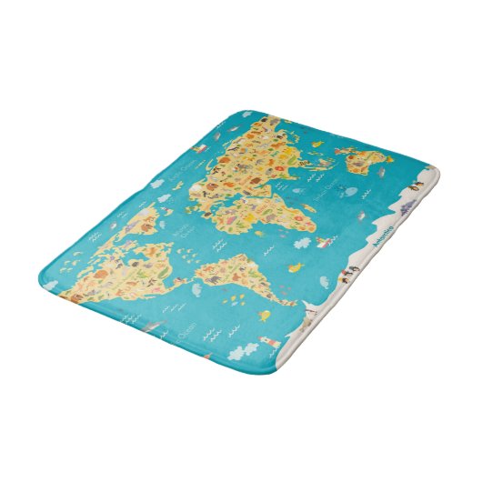 Werelddieren Badmat (Gekanteld)