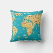 Werelddieren Kussen (Achterkant)