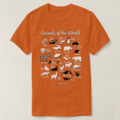 Werelddieren T-shirt (Design voorkant)