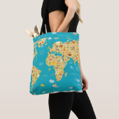 Werelddieren Tote Bag (Dichtbij)