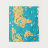 Werelddieren Wandkleed (Voorkant)