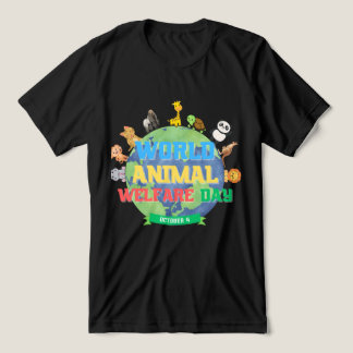 Werelddierenwelzijnsdag 4 oktober Tri-Blend shirt
