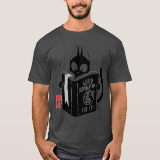 Werelddominantie voor katten grappige kattenvriend t-shirt