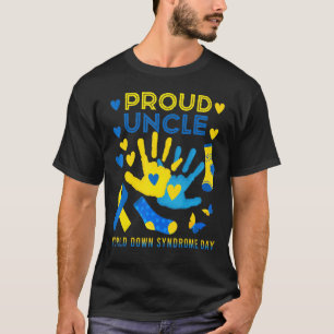 Werelddown syndrome dag van bewustwording van rond t-shirt
