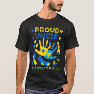 Werelddown syndrome dag van bewustwording van rond t-shirt