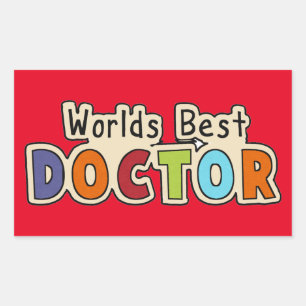 Werelden Beast Doctor woord art sticker