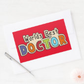 Werelden Beast Doctor woord art sticker (Envelop)