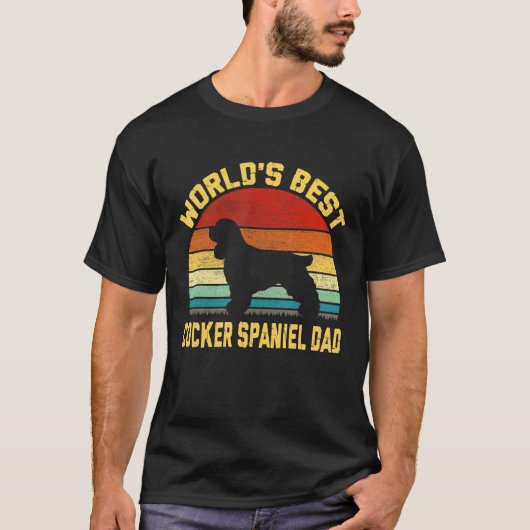 werelden Best Cocker Spaniel Pap T-shirt (Voorkant)