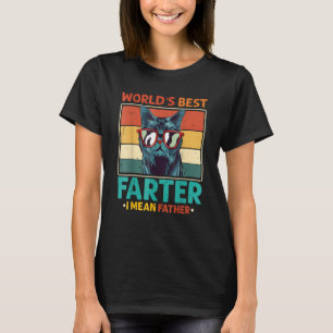 Werelden Best Farter Ik bedoel Vader Beste Kat Pap T-shirt