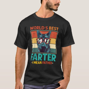 Werelden Best Farter Ik bedoel Vader Beste Kat Pap T-shirt