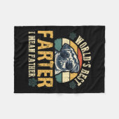 Werelden Best Farter Ik bedoel Vader Beste Pap Ooi Fleece Deken (Voorkant (Horizontaal))