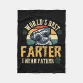 Werelden Best Farter Ik bedoel Vader Beste Pap Ooi Fleece Deken (Voorkant)