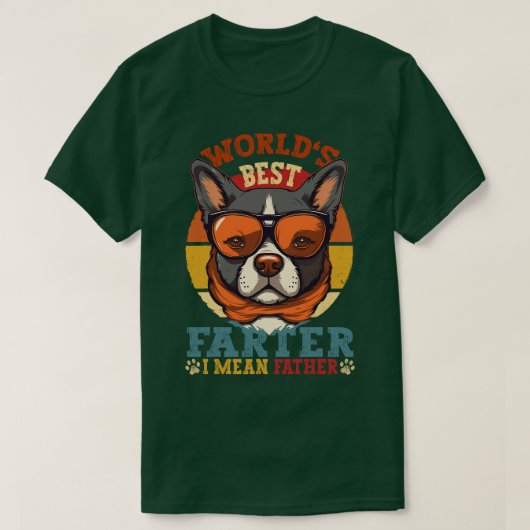 Werelden Best Farter Ik bedoel Vader Beste Pap Ooi T-shirt (Design voorkant)