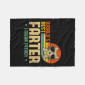 Werelden Best Farter Ik bedoel Vader Mannen Vaderd Fleece Deken (Voorkant (Horizontaal))
