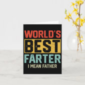 Werelden Best Farter Ik bedoel Vader Mannen Vaderd Kaart (Gele Bloem)