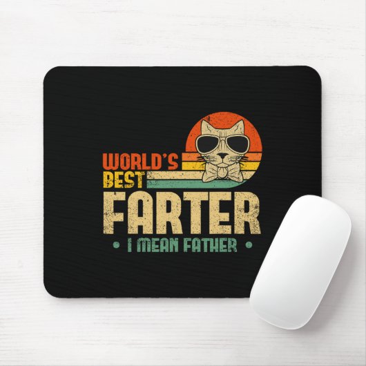 Werelden Best Farter Ik bedoel Vader Mannen Vaderd Muismat (Met muis)