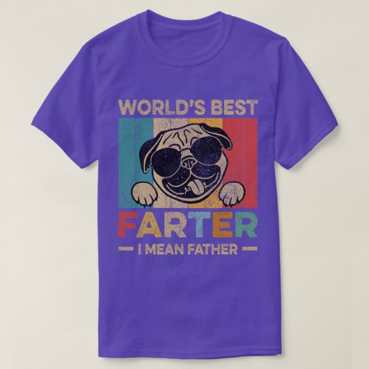 Werelden Best Farter Ik bedoel Vader Mannen Vaderd T-shirt (Design voorkant)