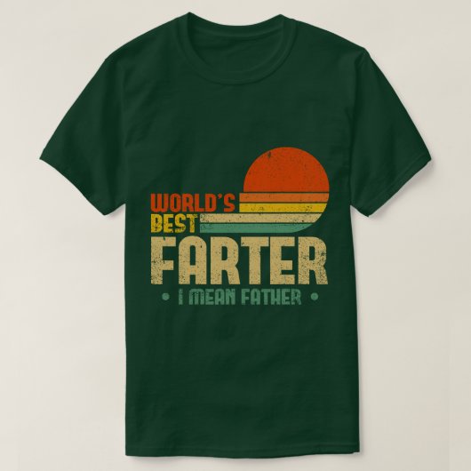 Werelden Best Farter Ik bedoel Vader Mannen Vaderd T-shirt (Design voorkant)