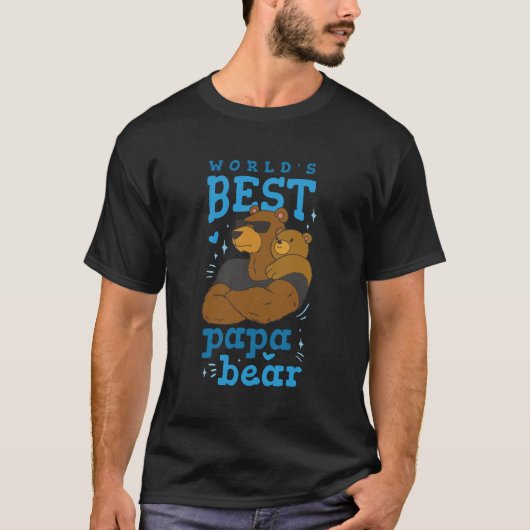 Werelden Best Papa Beer T-shirt (Voorkant)
