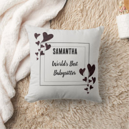 Werelden Beste Babysitter Harten Kinderopvang Nann Kussen