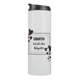 Werelden Beste Babysitter Harten Kinderopvang Nann Thermosbeker