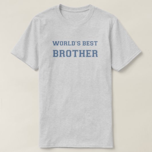 Werelden Beste Broer T-shirt (Design voorkant)