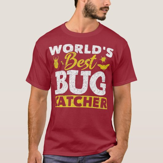 Werelden Beste Bug Catcher Grappige Entomoloog Bug T-shirt (Voorkant)