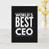 Werelden Beste CEO Kaart (Gele Bloem)
