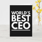 Werelden Beste CEO Kaart (Gele Bloem)