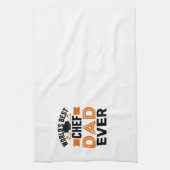 Werelden beste chef-kok papa ooit theedoek (Verticaal)