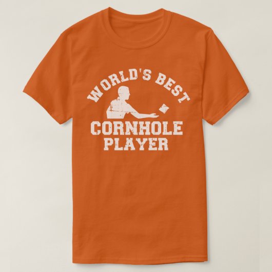 Werelden beste cornhole speler t-shirt (Design voorkant)