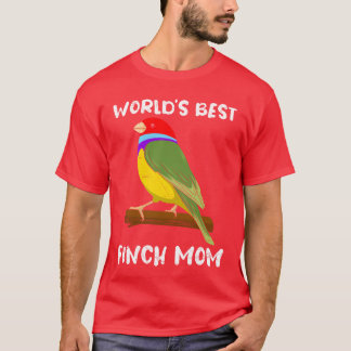 Werelden Beste Finches Mom Bird Lover Zebra Finch T-shirt