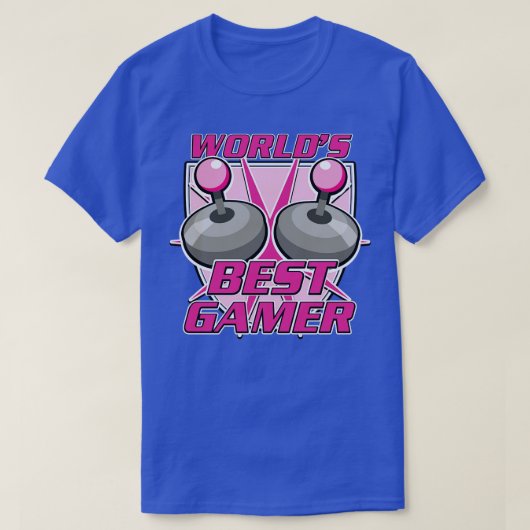 Werelden Beste Gamer T-shirt (Design voorkant)