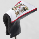 Werelden Beste Hond Moeder Quote 6 Foto Collage Golfheadcover (3/4 voorkant)