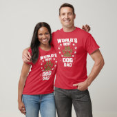 Werelden Beste Hond Papa Grappig Cadeau T-shirt (Unisex)