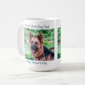 Werelden Beste Hond Papa- Vaderdag - Grijs Huisdie Koffiemok (Voorkant links)