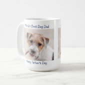 Werelden Beste Hond Papa - Vaderdag - Pet Photo Koffiemok (Voorkant links)
