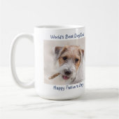 Werelden Beste Hond Papa - Vaderdag - Pet Photo Koffiemok (Links)