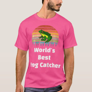 Werelden Beste Kikker Catcher Hunter Funny Hunting T-shirt