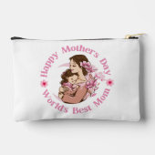 werelden beste mama, roze script schattig chique m etui (Achterkant)