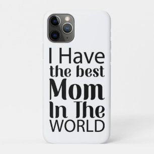 Werelden Beste Moeder Elegant Zwart-wit Script Case-Mate iPhone Case