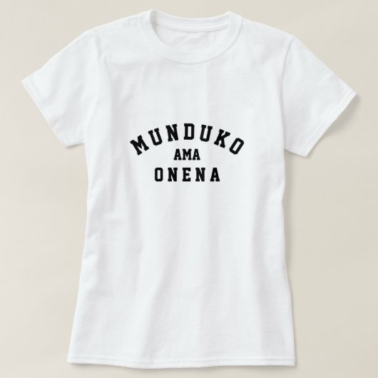 werelden beste moeder in Baskische munduko ama one T-shirt (Design voorkant)