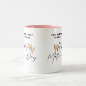 Werelden beste moeder van tweeling-Moederdag Tweekleurige Koffiemok (Center)